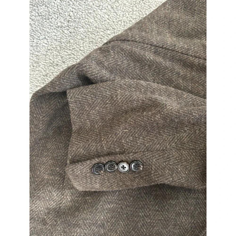 Polo Ralph Lauren Tweed Blazer‎ Sports Coat Wool L Brown